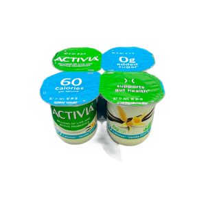 ACTIVIA LT VANILLA  YOGURT 4PK
