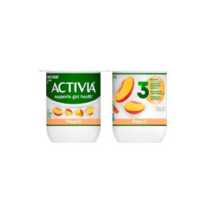 ACTIVIA PEACH YOGURT 4PK