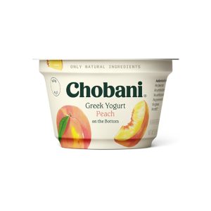 CHOBANI FOB GREEK PEACH YOGURT