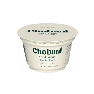 CHOBANI NON FAT GREEK PLAIN YGRT