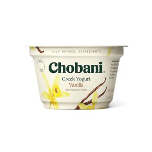 CHOBANI NON FAT GREEK VANILA YOGRT