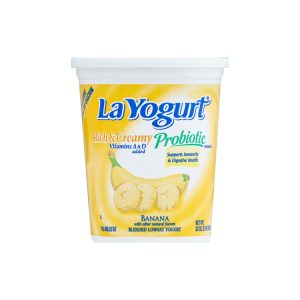 LA YOGURT QUARTS BLENDED LF BANANA